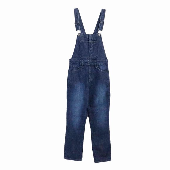 Lucky Brand Bridgette Slim Straight Denim Overall - Picture 1 of 12